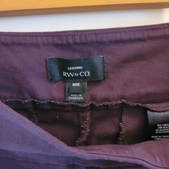 TWO for one!! RW&CO. High-Rise Slim-Leg City Legging Pants - Picture 5 of 9